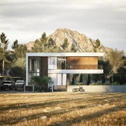 Mm Residence Cantilever Steel Structure Design